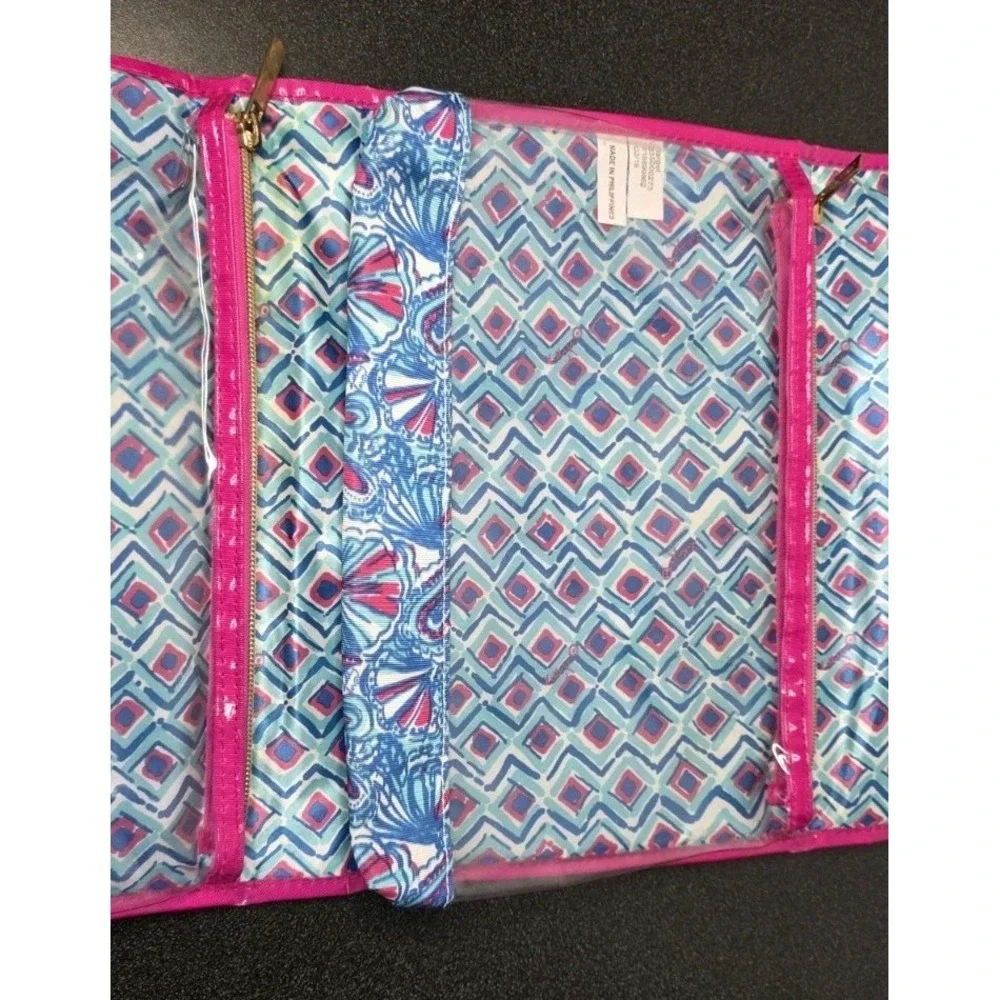 Lilly Pulitzer‎ Target Hanging Cosmetic Bag Valet Travel My Fans Makeup Toiletry